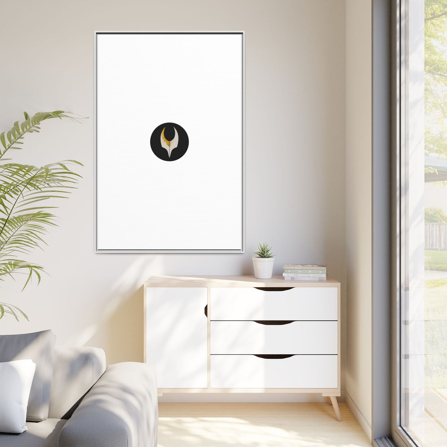 Matte Canvas, Framed (Multi-color)