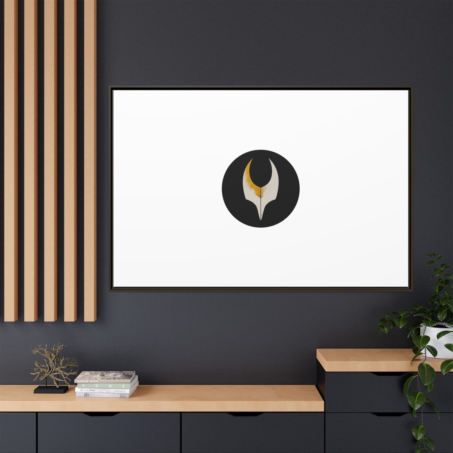 Matte Canvas, Framed (Multi-color)