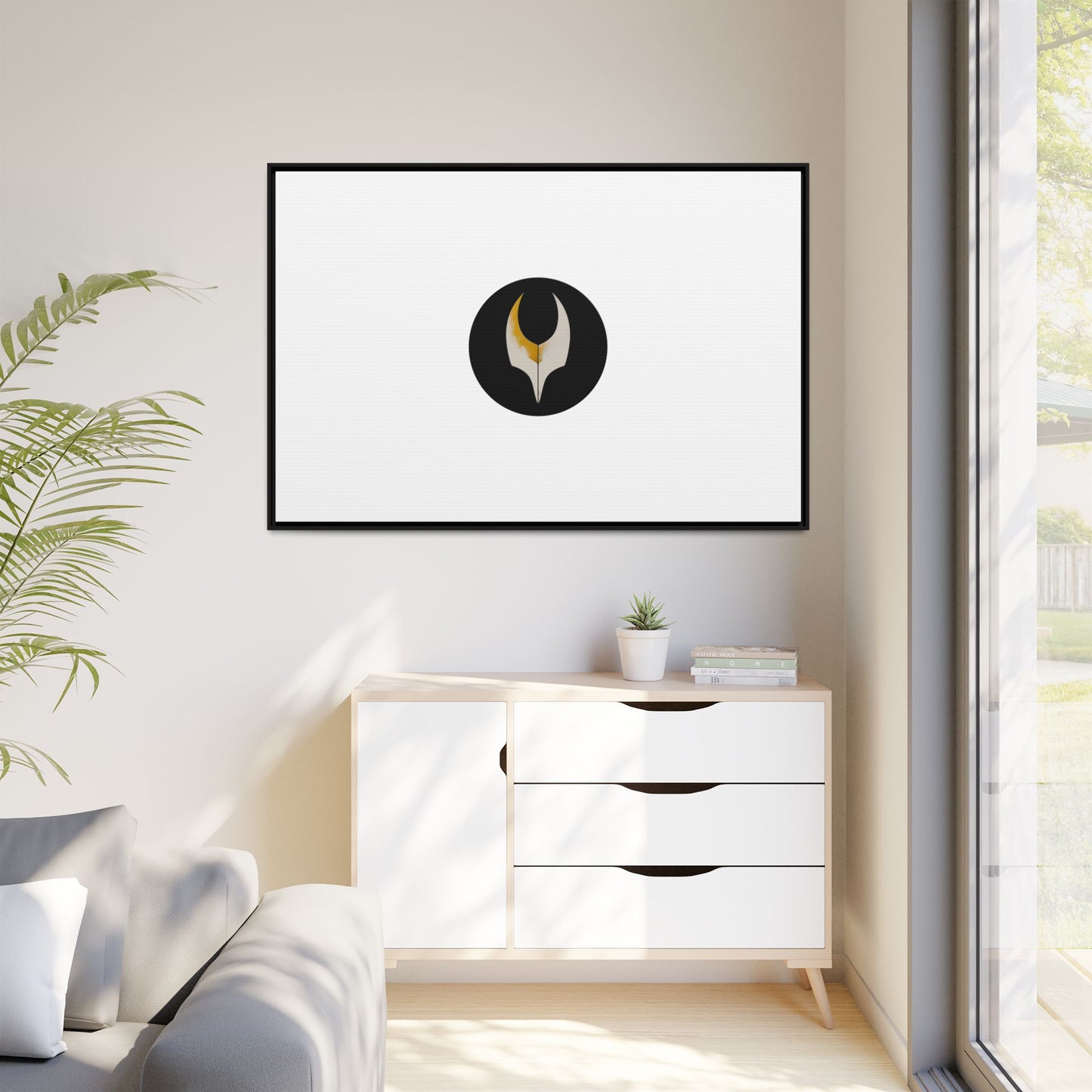 Matte Canvas, Framed (Multi-color)