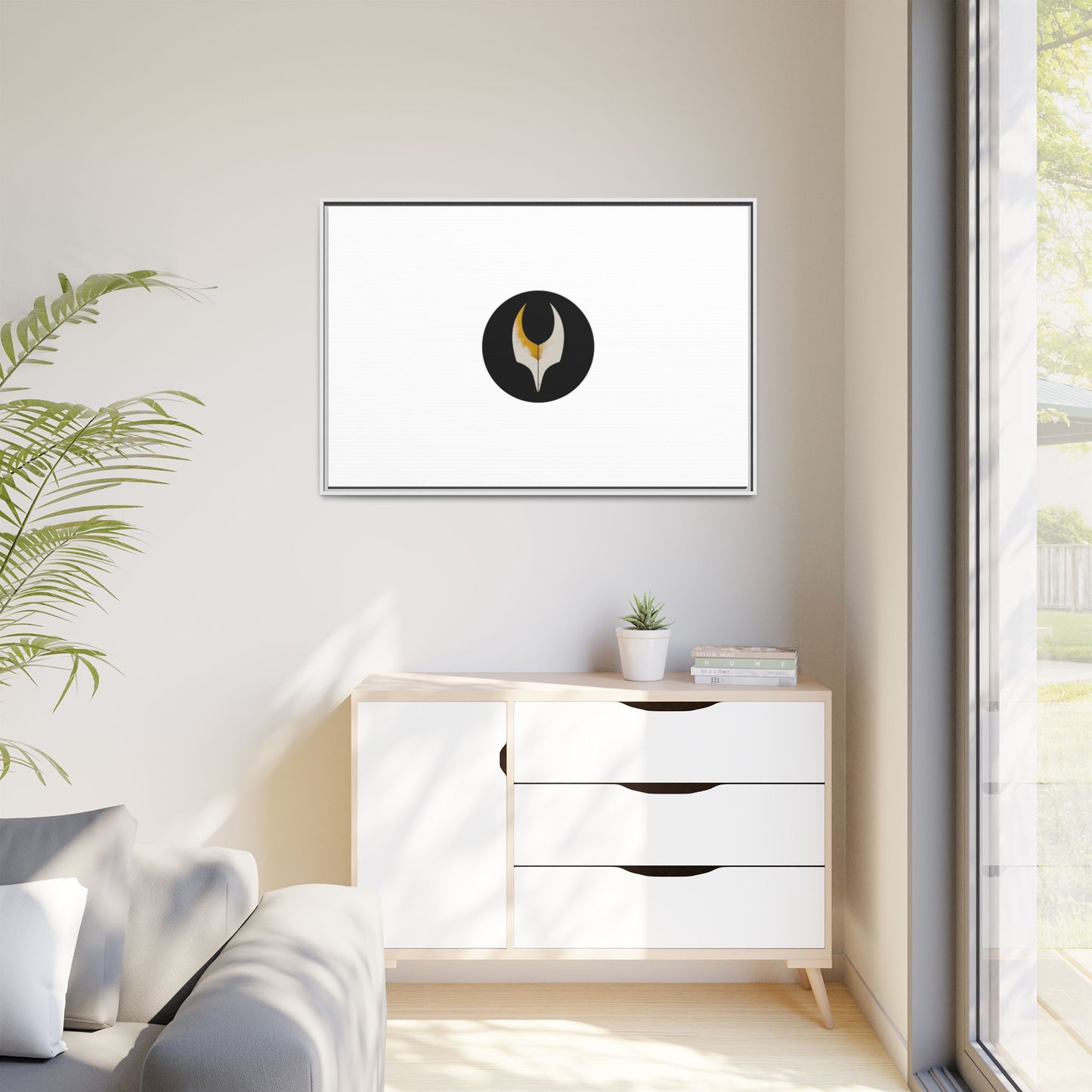 Matte Canvas, Framed (Multi-color)