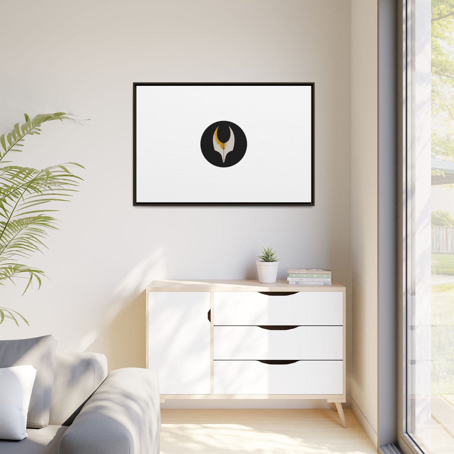 Matte Canvas, Framed (Multi-color)