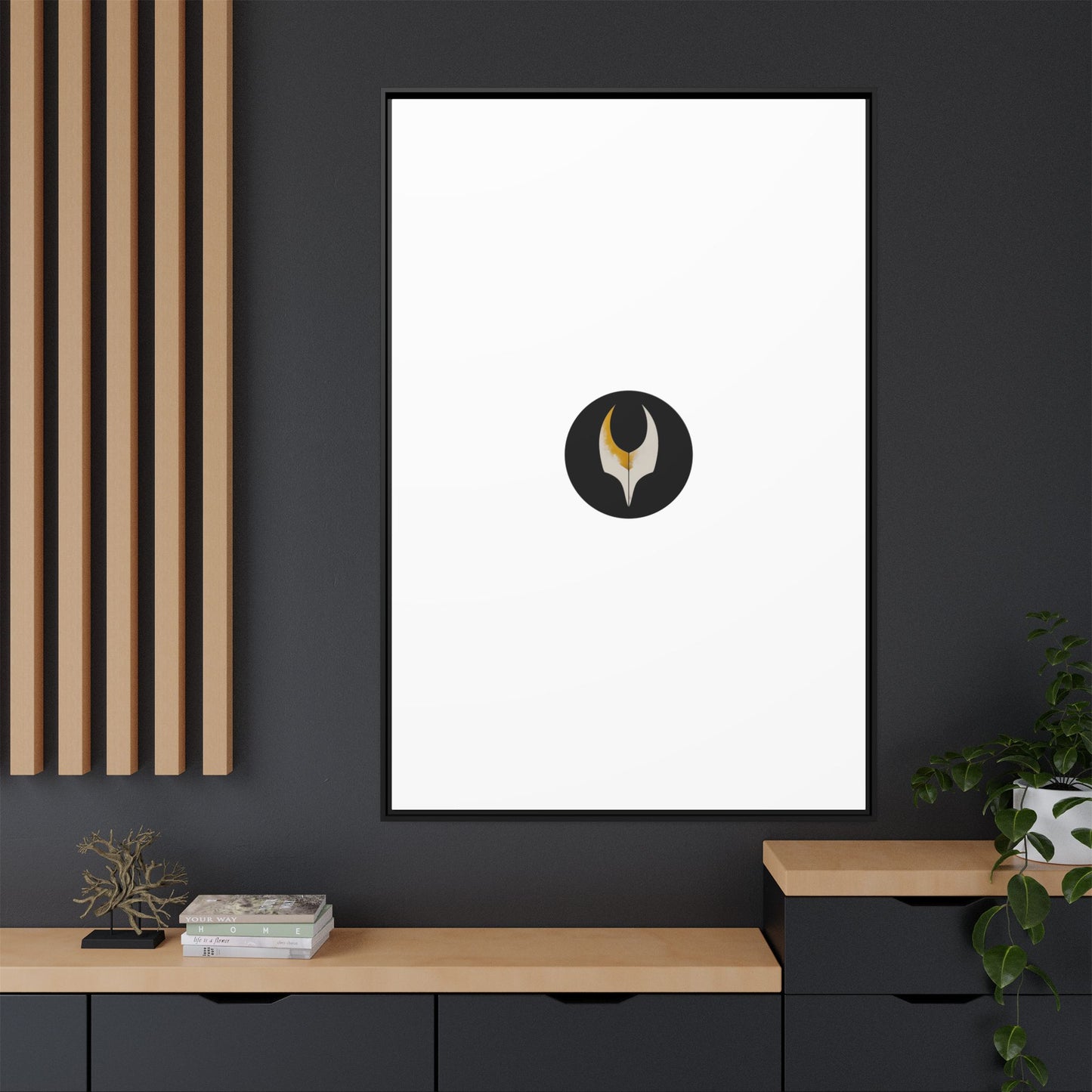 Matte Canvas, Framed (Multi-color)