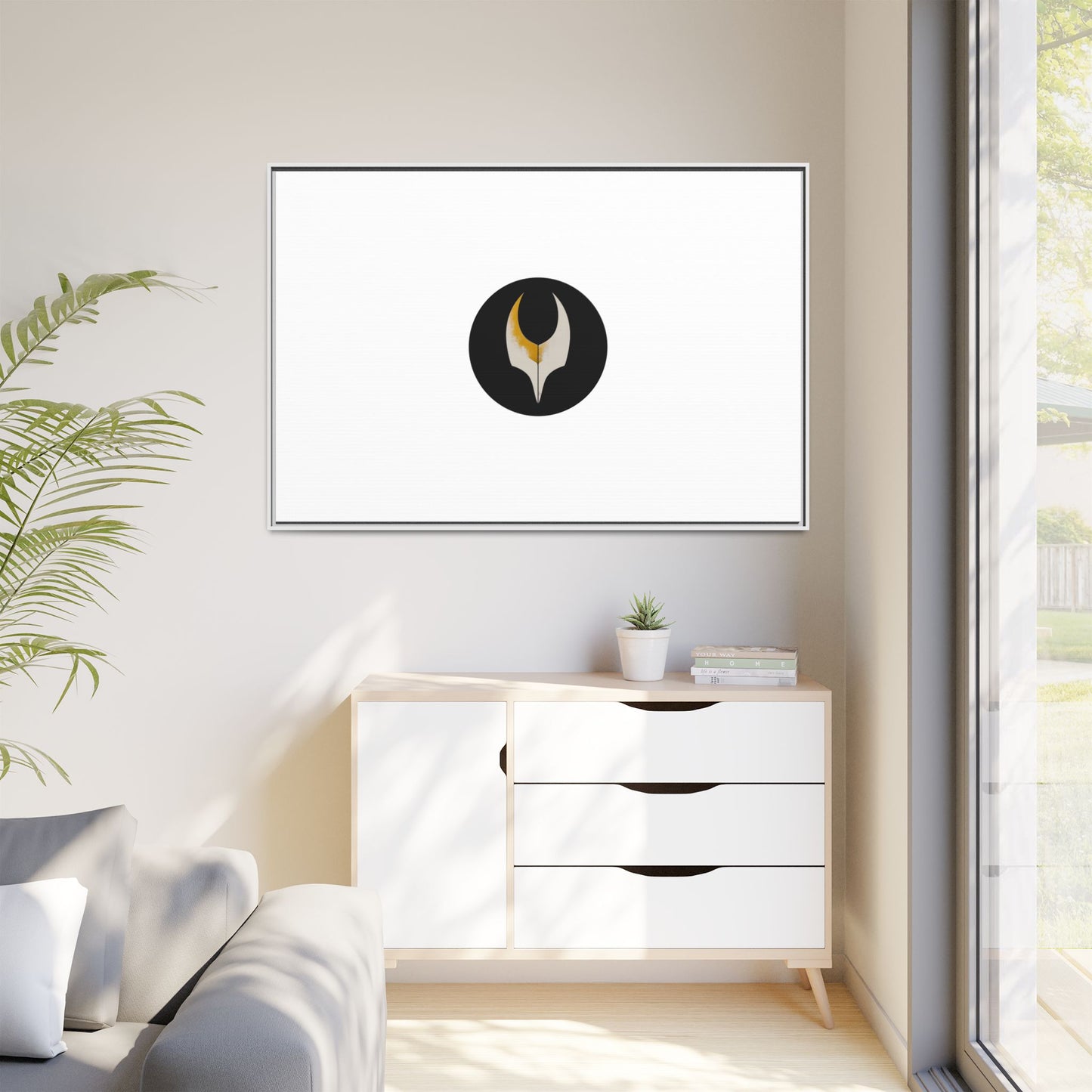 Matte Canvas, Framed (Multi-color)