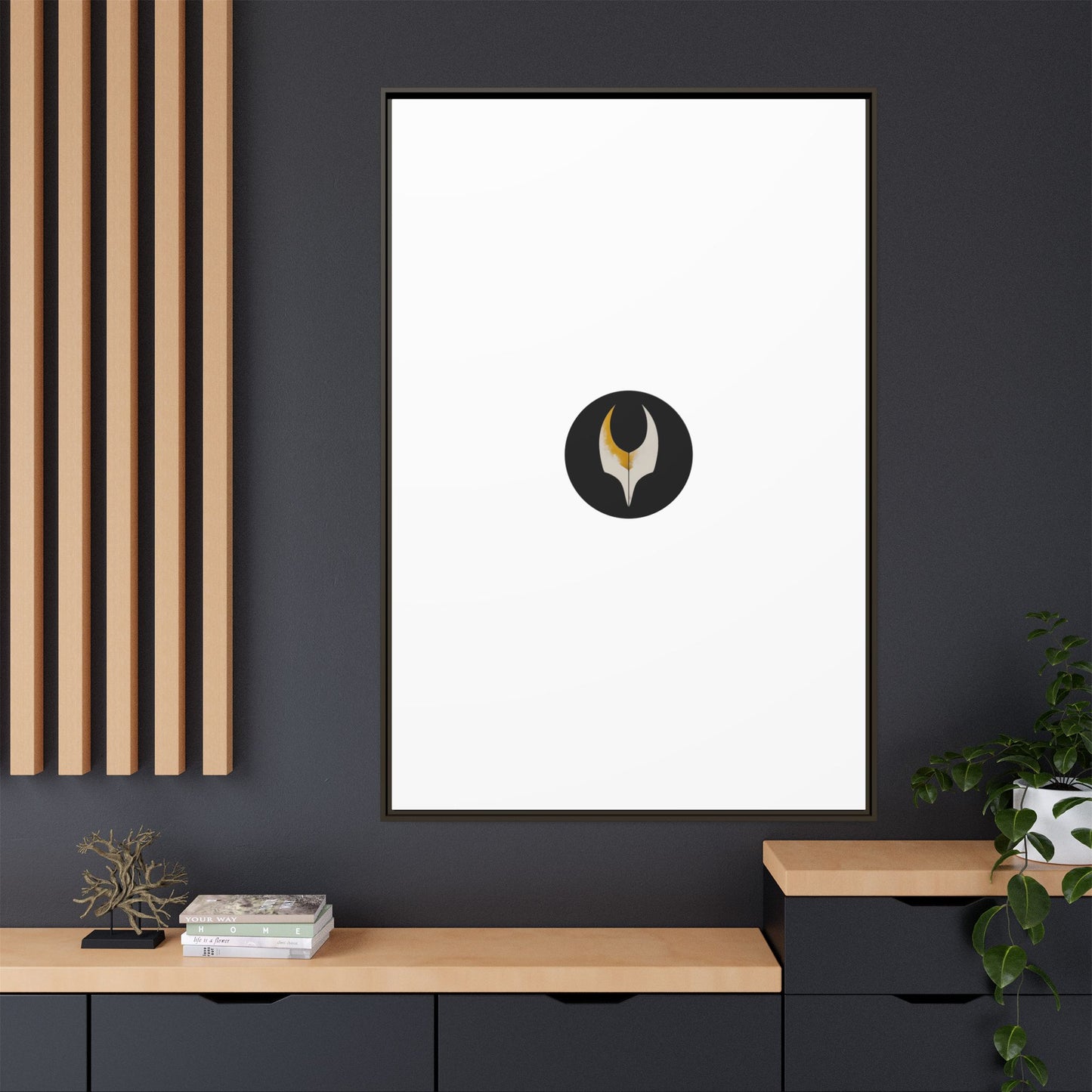 Matte Canvas, Framed (Multi-color)